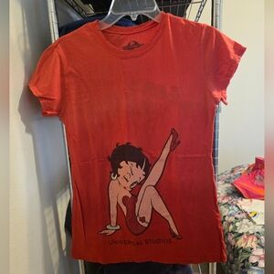 Betty Boop Universal Studios Red Cotton Tee